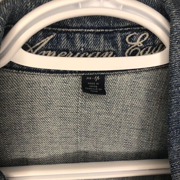 American eagle Jean jacket med wash - Picture 7 of 9